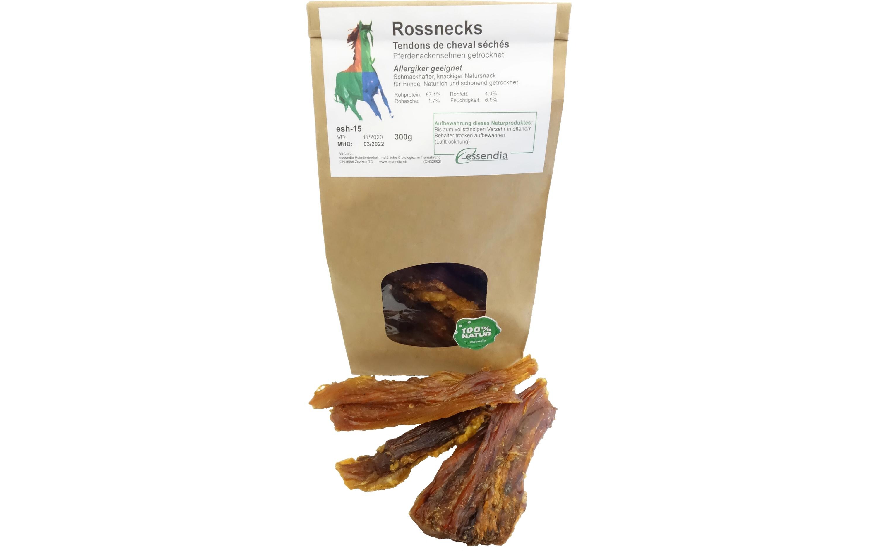 Kausnack Pferdenecks, 300 gHochwertiger Kausvergnügen, 100% Pferd