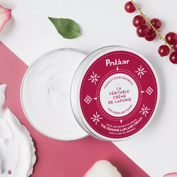 Polaar Creme Autêntico da Lapônia para o Rosto e Áreas Sensíveis com 3 Frutos Silvestres do Ártico 100ml
