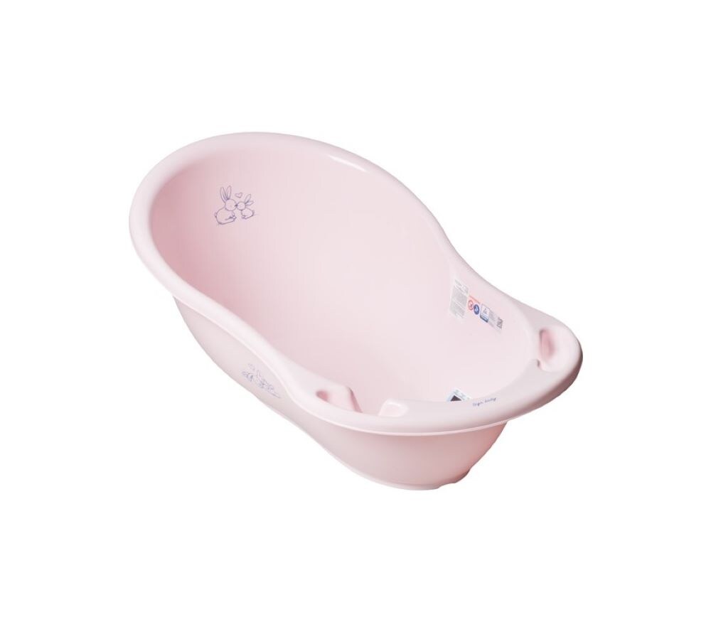 Chipolino Babybadewanne Marea Hase Ablagefächer eine Länge von 102 cm ab Geburt pink