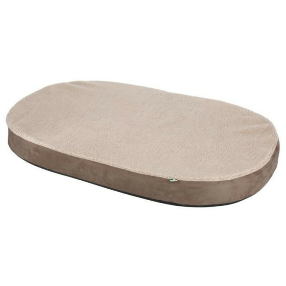 Matelas en mousse a mémoire de forme 100x65 cm beige et gris 80333