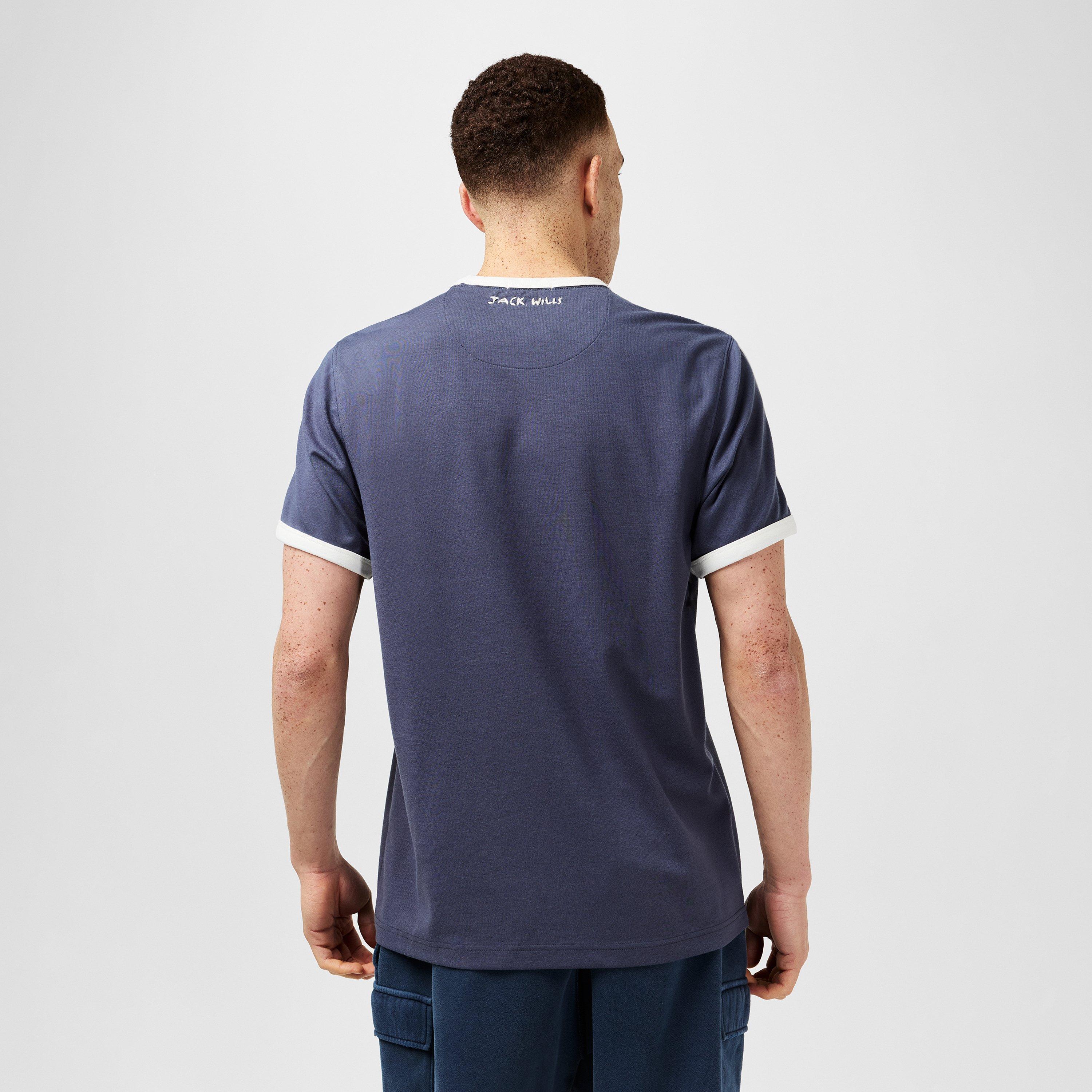 Jack Wills JW Sleeve Stripe Ringer T Shirt