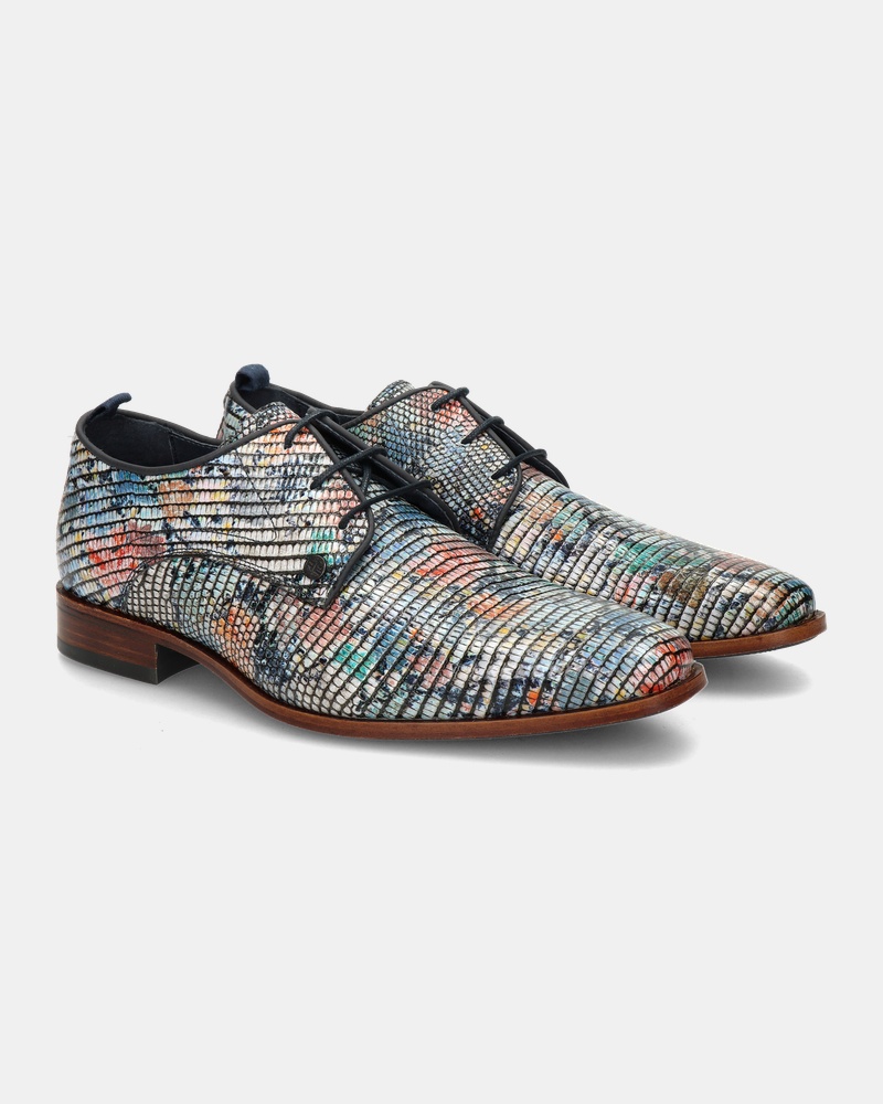 Rehab Fred Lizard Leave Lage nette schoenen  - blauw