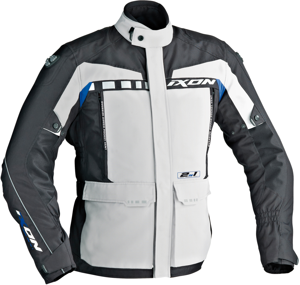 Ixon - Veste Corsica Blanc / Gris / Bleu