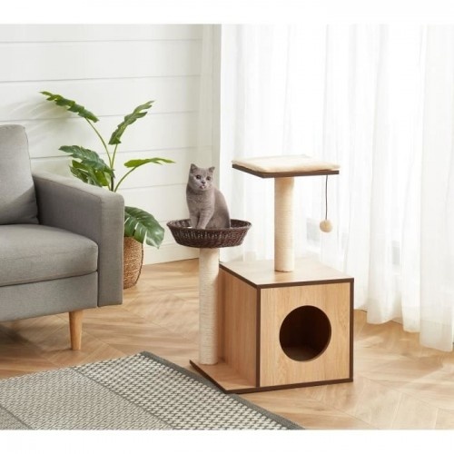 Arranhador de madeira para gatos Cstore Beau Rivage Quinn