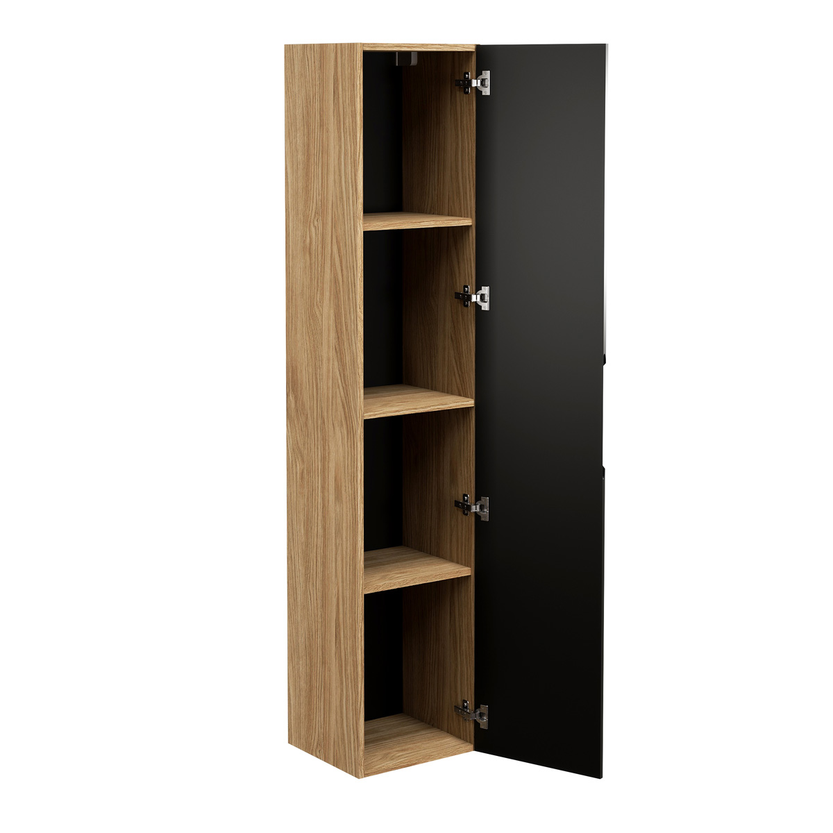 Comad Luxor Black kolomkast 170cm zwart