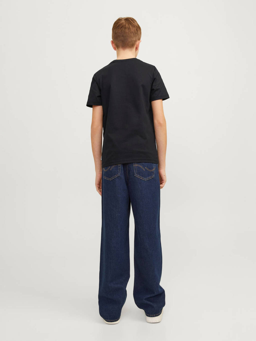 JACK & JONES T-shirt JORTAMPA met printopdruk zwart