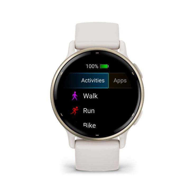 Garmin Unisex Fitnessarmbånd vívoactive 5 Hvid