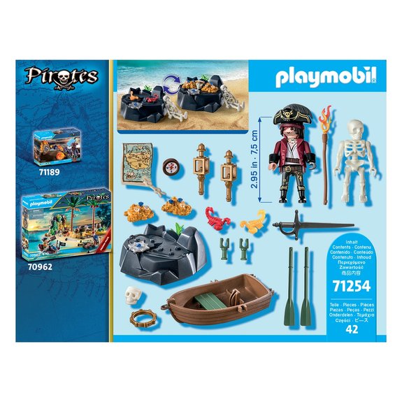 Starter Pack Pirate et barque Playmobil 71254