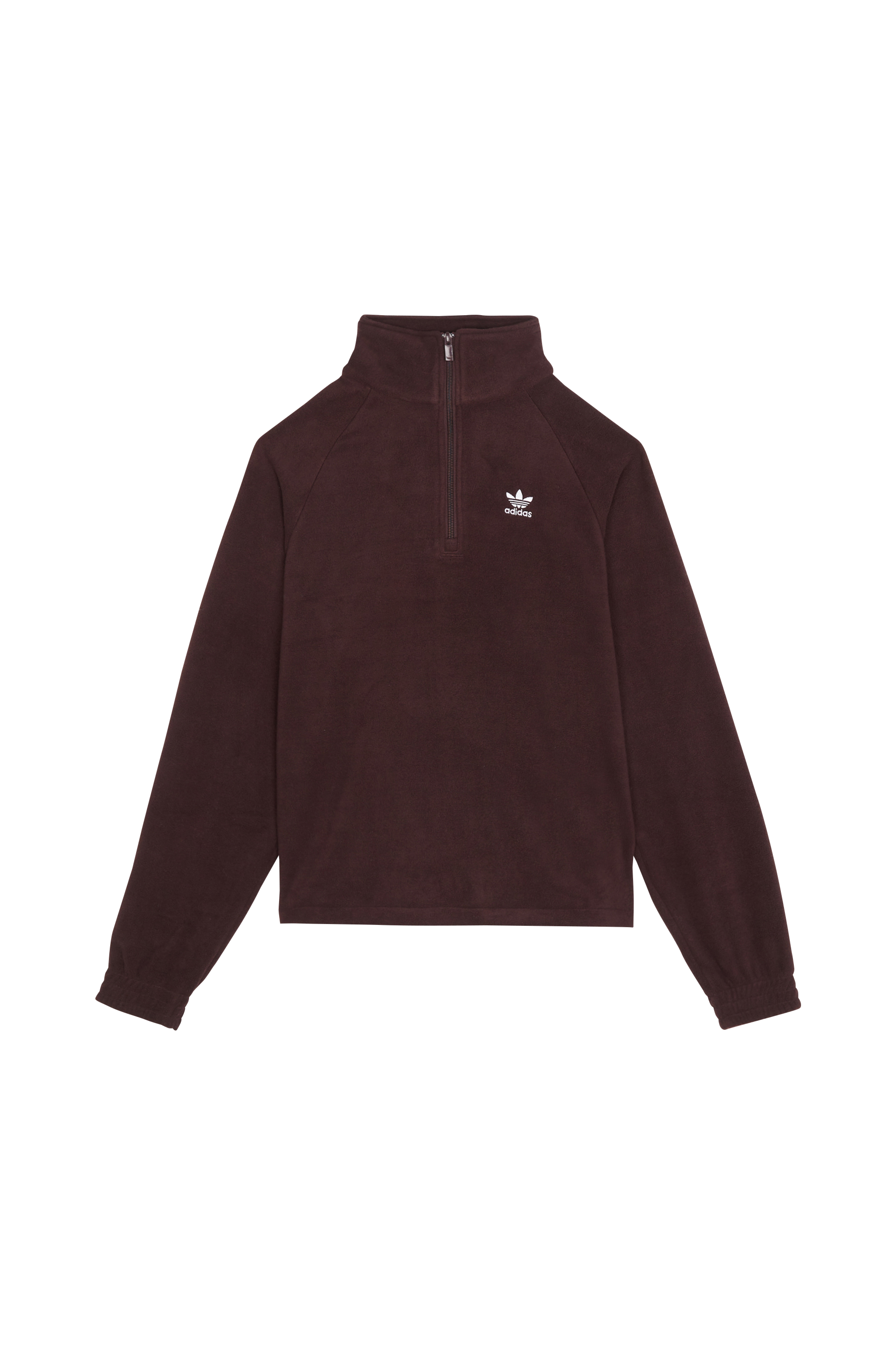 ADIDAS Polaire 1/4 ZIP Marron