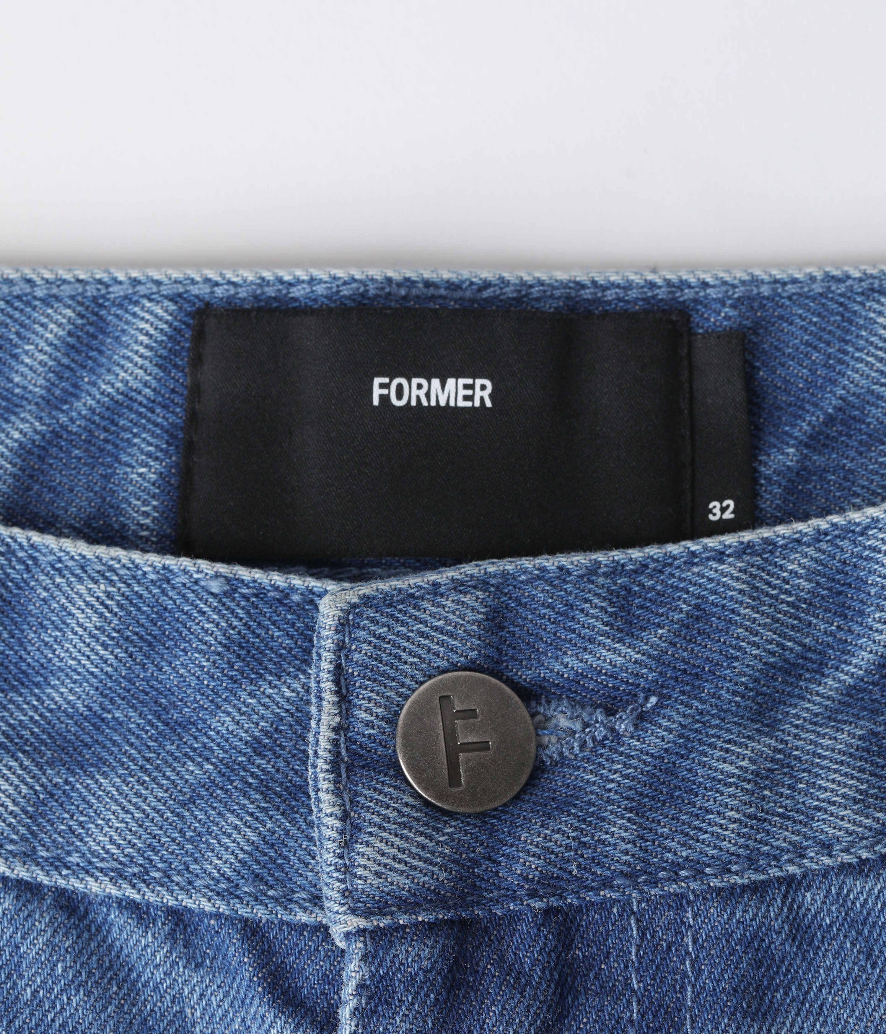 Former Distend VT Jean Worn Blue