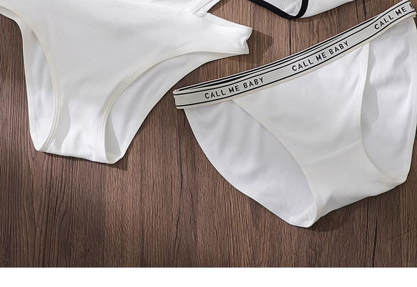 Pancherry - Matching set voor koppels: boxershort met letters + panty
