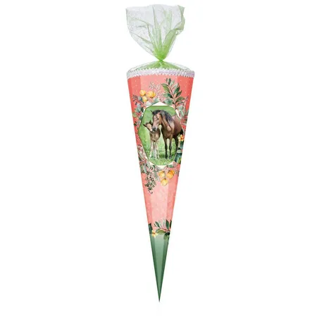 Nestler Schultüte Pferdeliebe 85cm 12-eckig