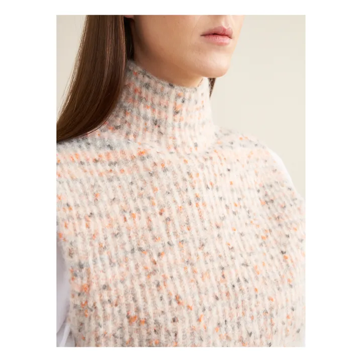 Bellerose Pull Sans Manches Lattem Laine Mérinos Extra Fine - Collection Femme | Ecru