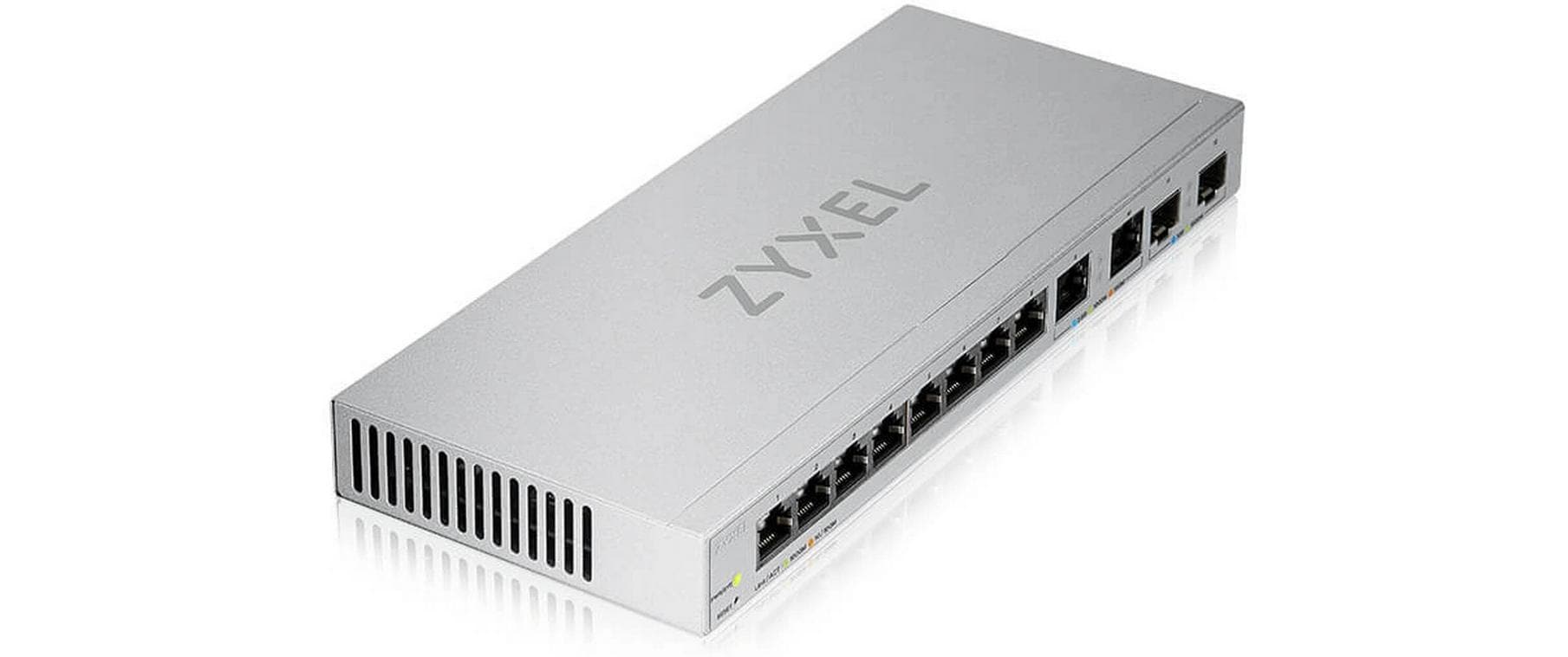 Switch XGS1210-12 v2 12 Port<br>12-Port Web Managed Switch mit Multi-Gigabit- und 10G SFP+ Uplink für anspruchsvolle Netzwerkanwendungen
