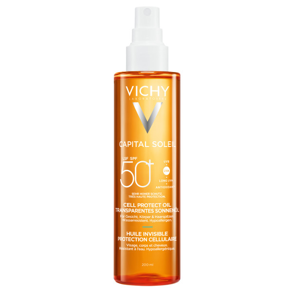 Vichy Capital Soleil Cellprotection Oil Öl LSF50  FRENnl 200 ml