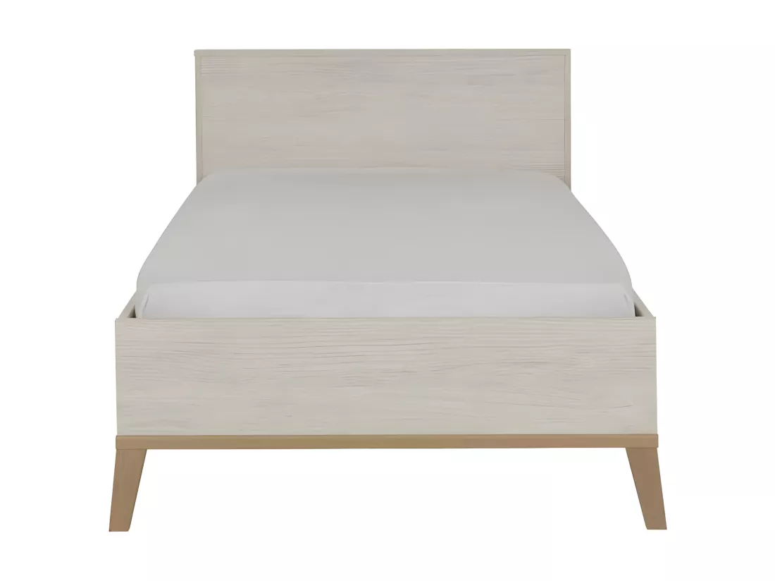 Chambre Enfant Complète (120*190) Bois blanchi - SOLVEIG