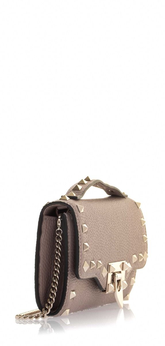 Valentino Garavani Rockstud Grainy Wallet
