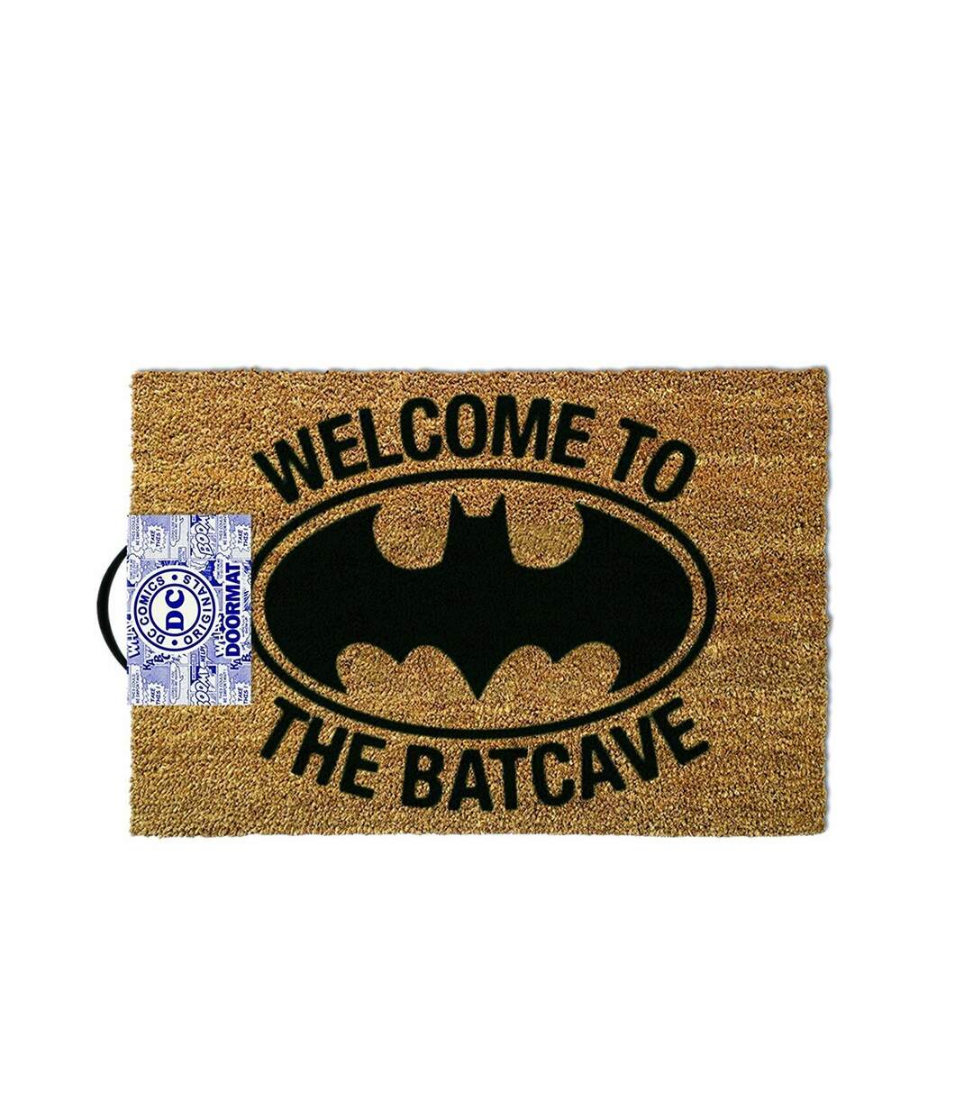 Batman - Paillasson WELCOME TO THE BATCAVE (Noir / Marron clair) (Taille unique) - UTPM188