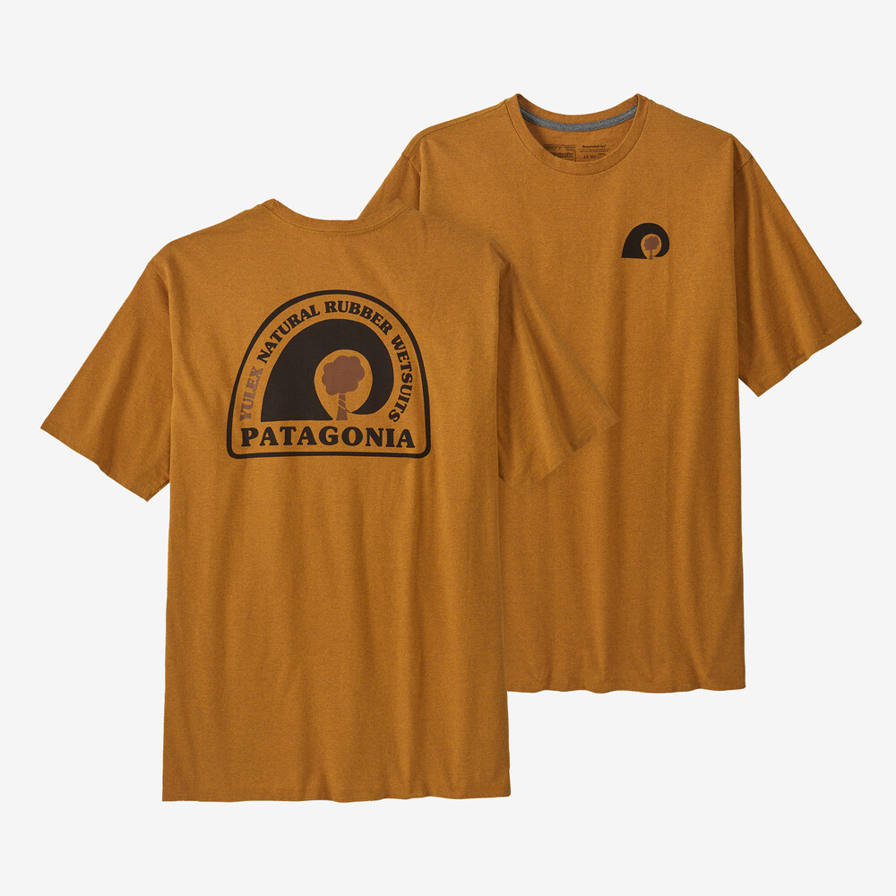 Herren-T-Shirt mit Gummibaum-Motiv