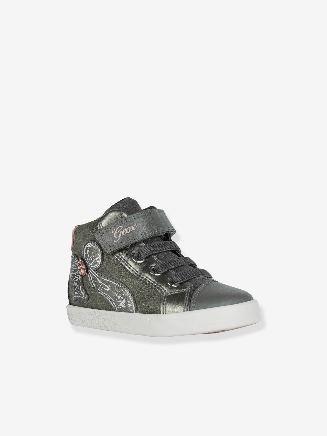 Tênis GEOX® Kilwi Mid, para bebê menina, cinza