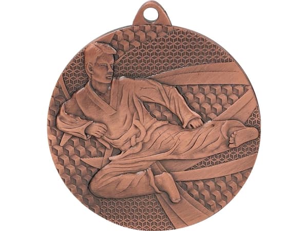 Triumfmedalje bronse - karate - stålmedalje (MMC6650/B)