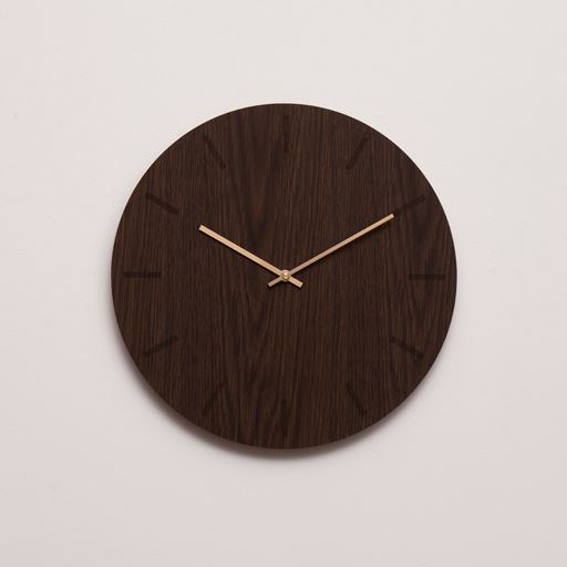 Hemverk Oak Vægur, Dark Oak/Copper, Ø28 cm