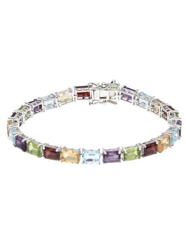 Armband Edelstein-Mix, Silber 925