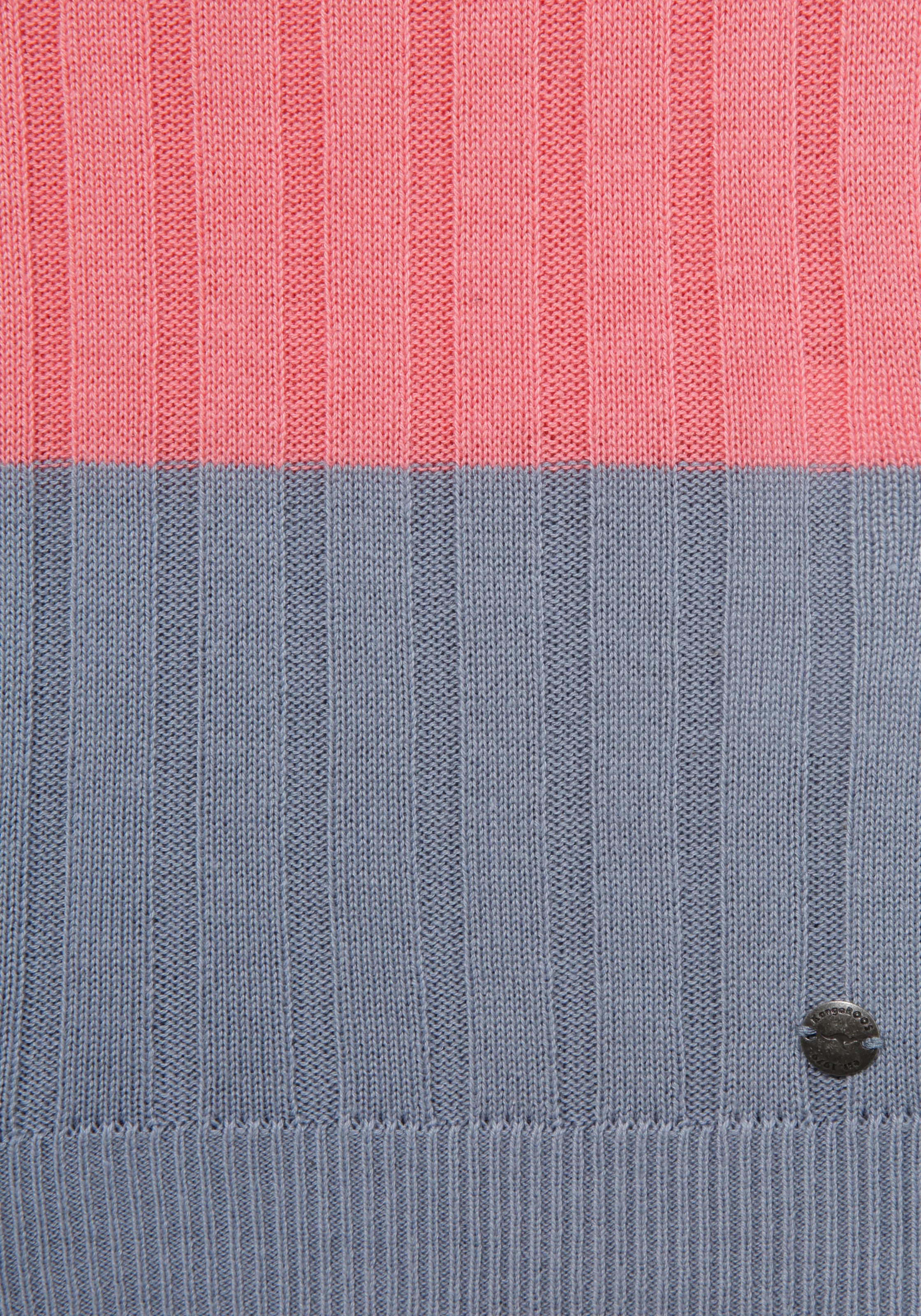KangaROOS Kapuzenpullover , mit trendigem Colorblocking in verschiedenen Streifenbreiten