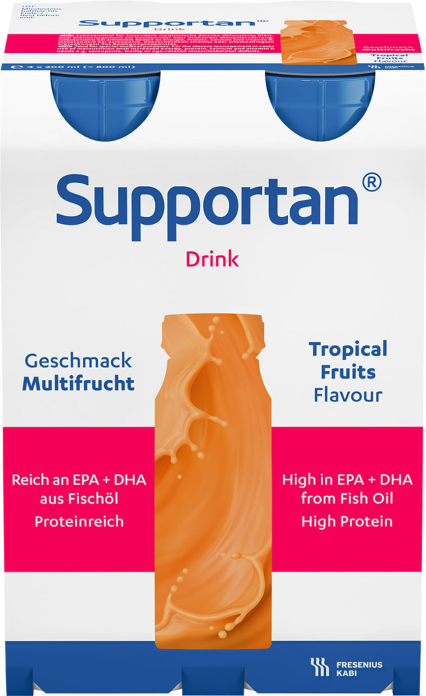 Supportan Drink Tropefrukt 4x200 ml