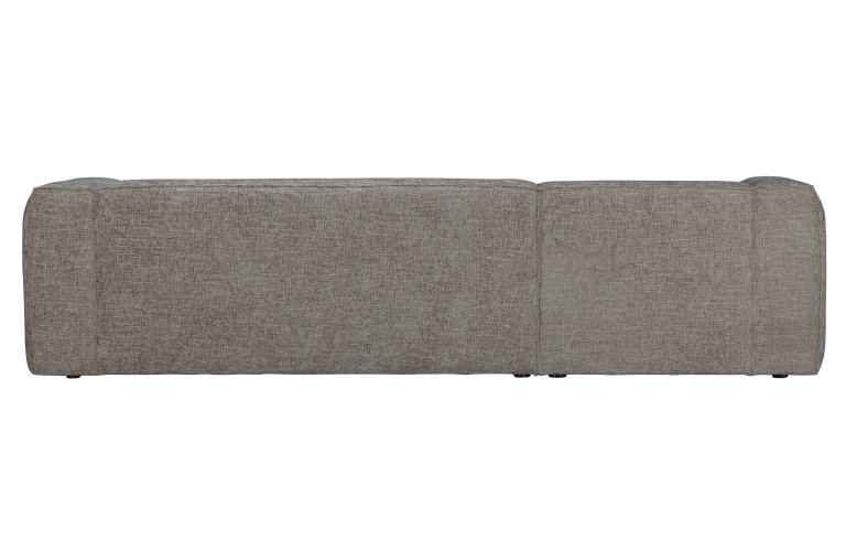 WOOOD Bean bank met chaise longue links grove melange travertin