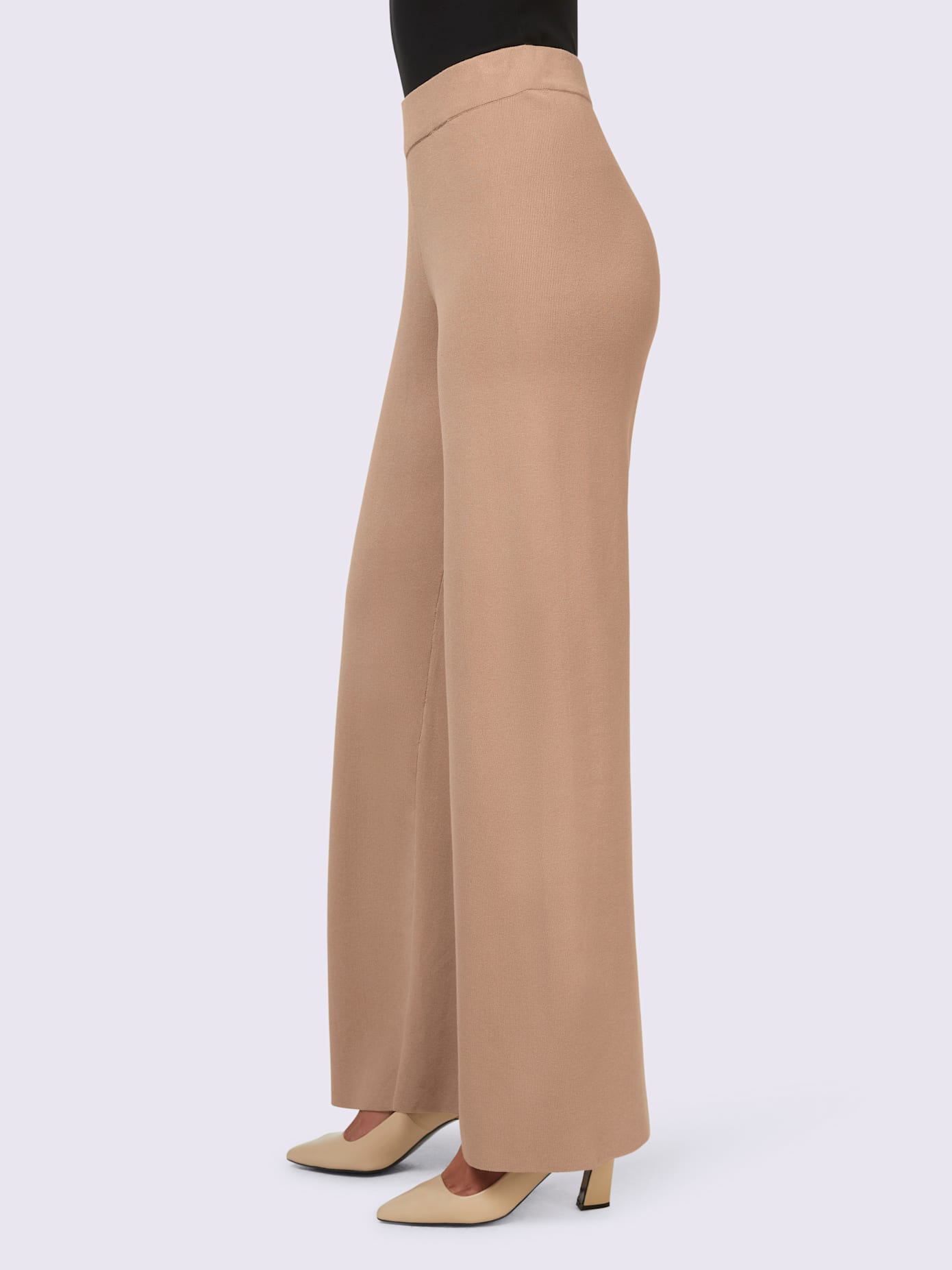 Pantalon en tricot qualité tricot fin