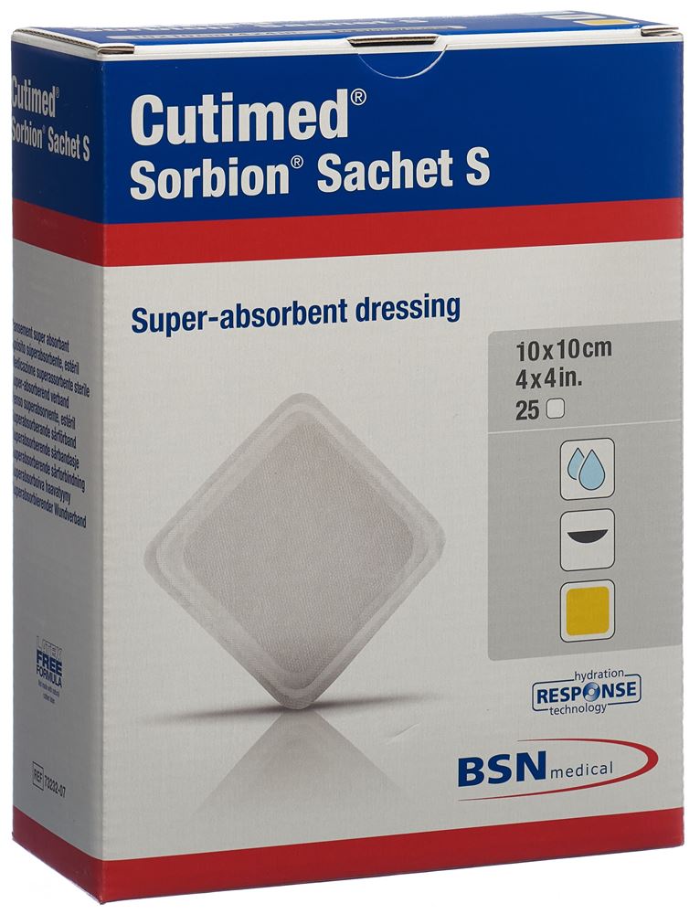 CUTIMED Sorbion Sachet S<br>25 Stück, 10x10cm