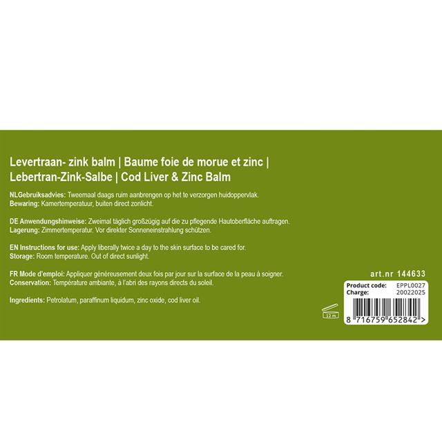 Epplejeck Levertraan-Zink Zalf
