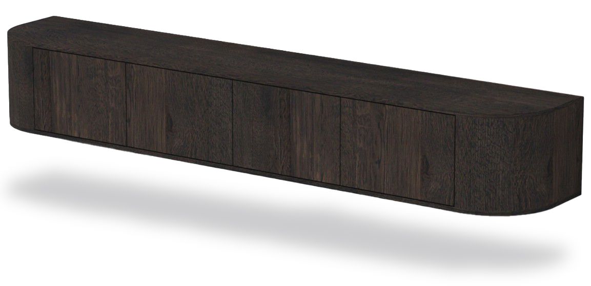 Hangend tv-meubel  Novero B220 x D35 x H33 cm