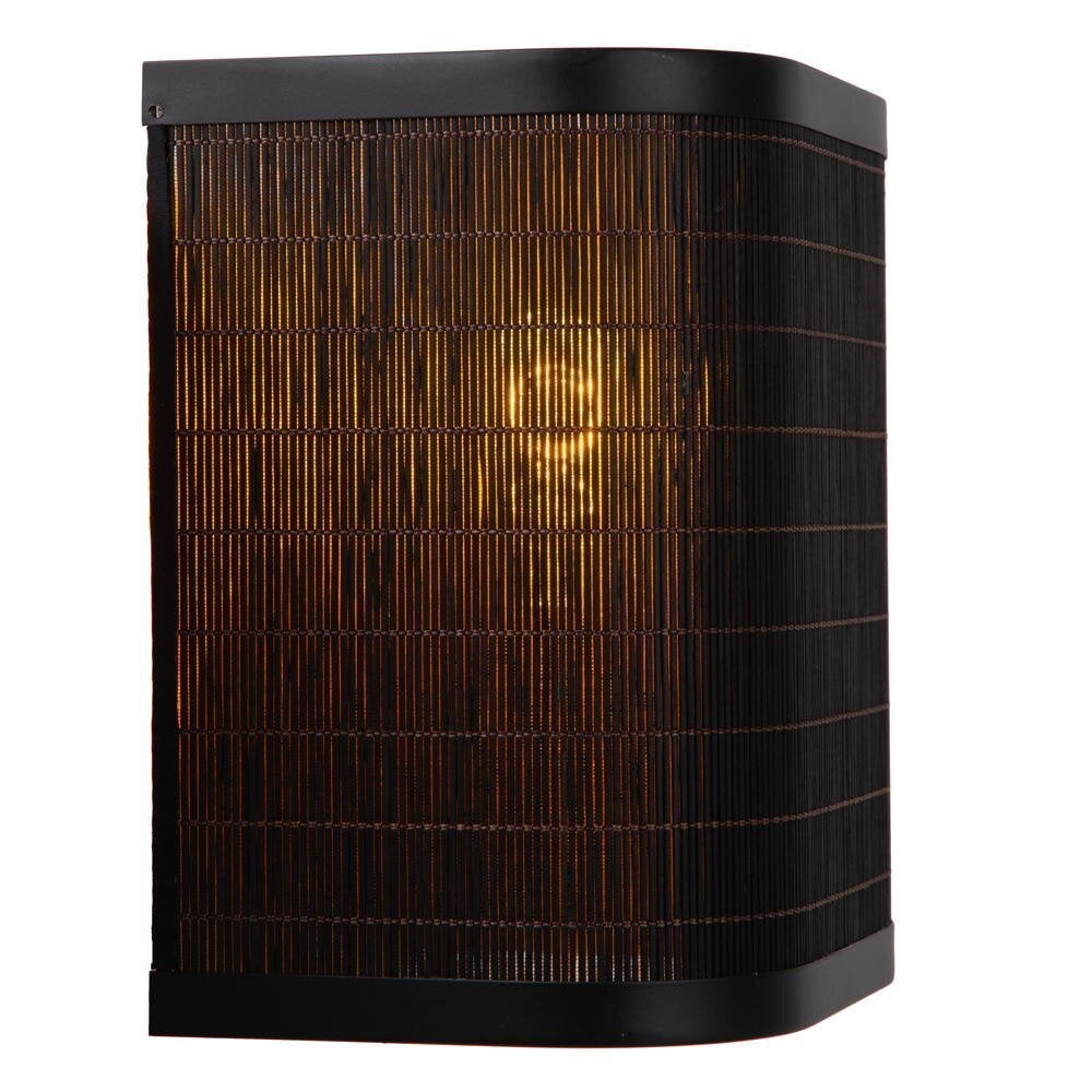 Tagalog wandlamp in zwart E27