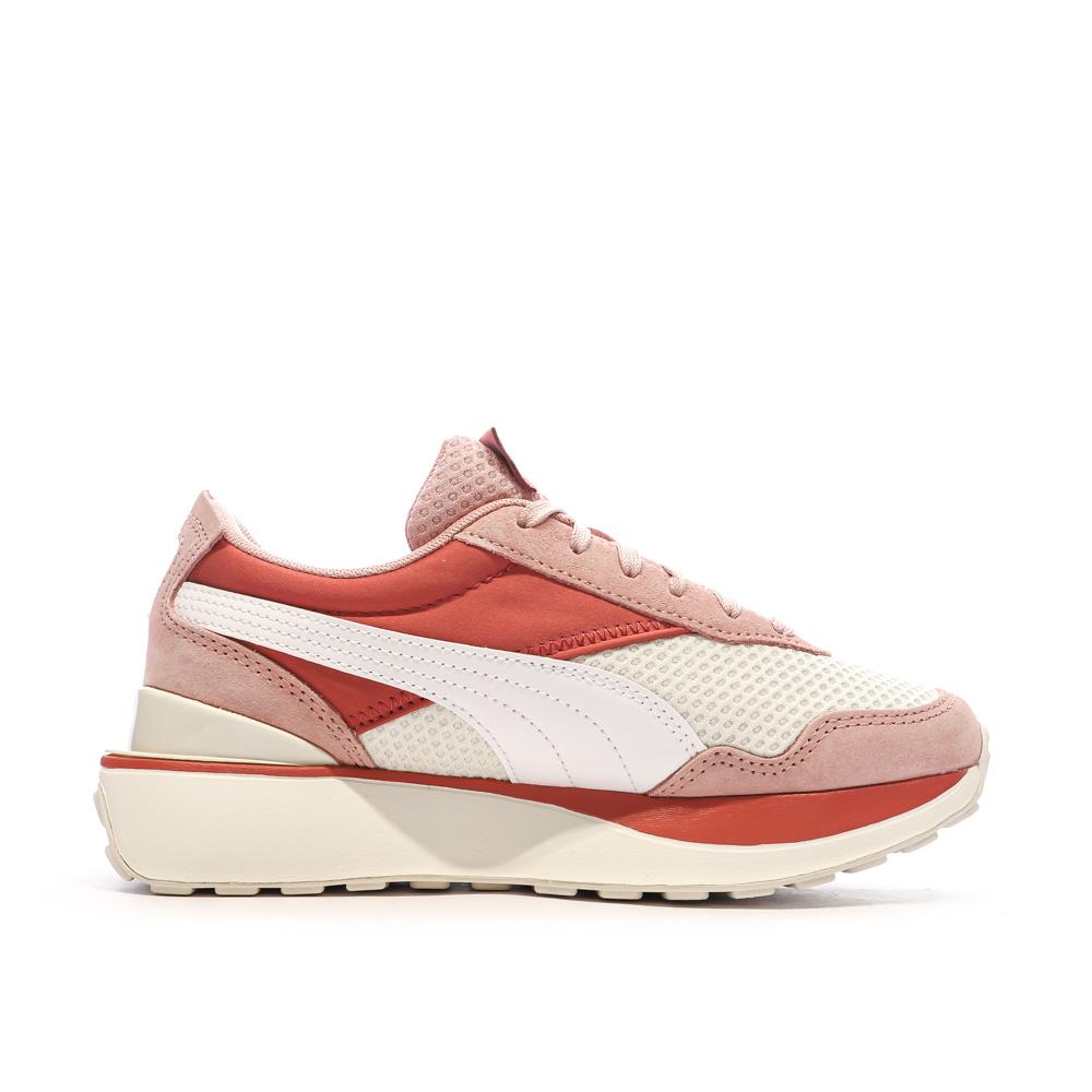 Puma Baskets Rose/Rouge Fille Puma Cruise Rider Peony