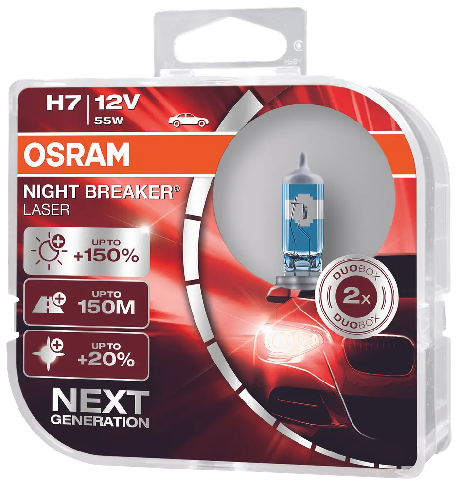 Osram H7 Night Breaker Laser 2-pak