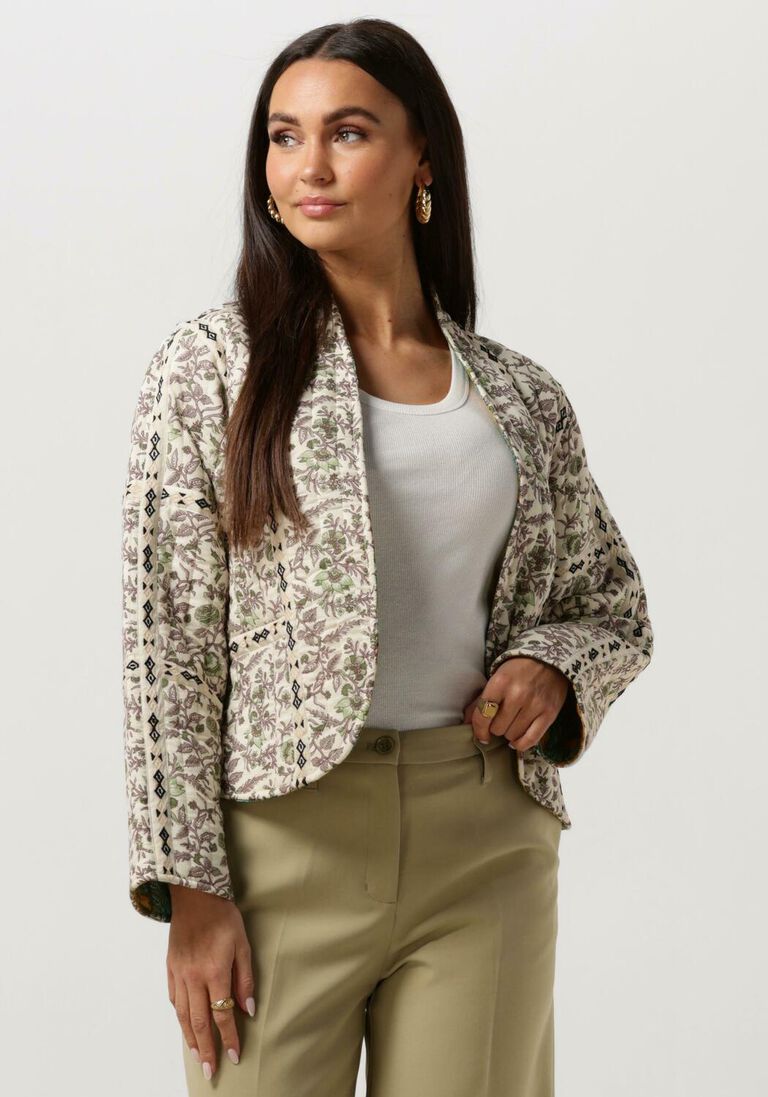 SUMMUM multi summum jack jacket botanical print