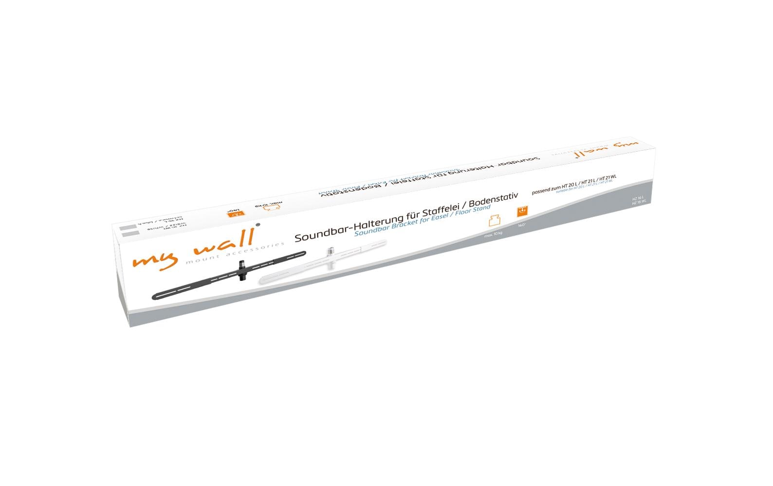 Soundbar Halterung My Wall HZ16 WeissSoundbar-Halterung für Staffelei / Bodenstativ passendes Zubehör für HT 20 L / HT 21 L