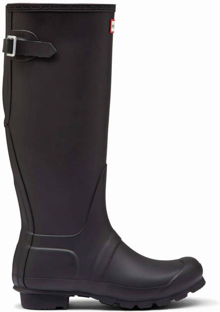 Hunter Boots Women's Original Tall Back Adjustable Boot Rubberlaarzen zwart