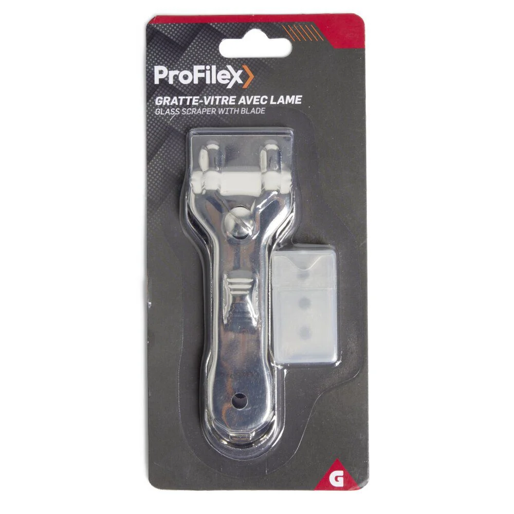 Gratte-vitre inox 3 lames