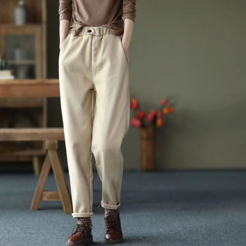 Everose - Elastische tailleband met taps toelopende pijpen