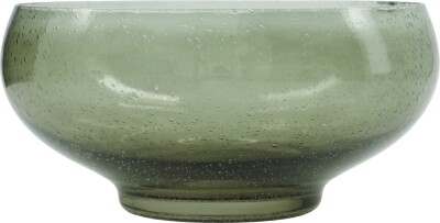House Doctor - Skål - Rain - Glas - Grøn - Ø 18 CM