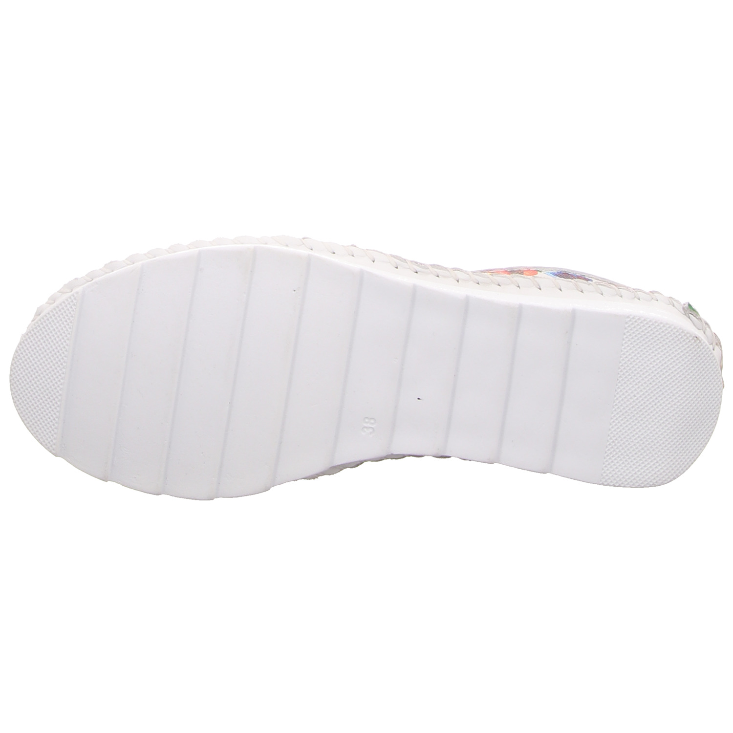 HBH Schnürhalbschuh bunt weiss/weiss kombi