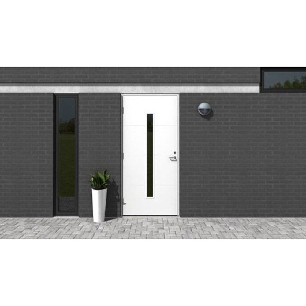 YTTERDØR SOLID ELEMENTS VÄXJÖ HVIT M9X20 VENSTRE