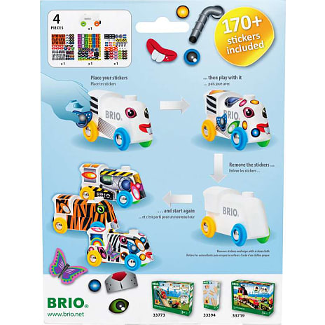 Brio 33979 tog med klistermærker