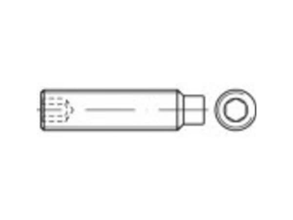 TOOLCRAFT TO-5370768 Gevindtap M10 30 mm Rustfrit stål A1, A2 10 stk