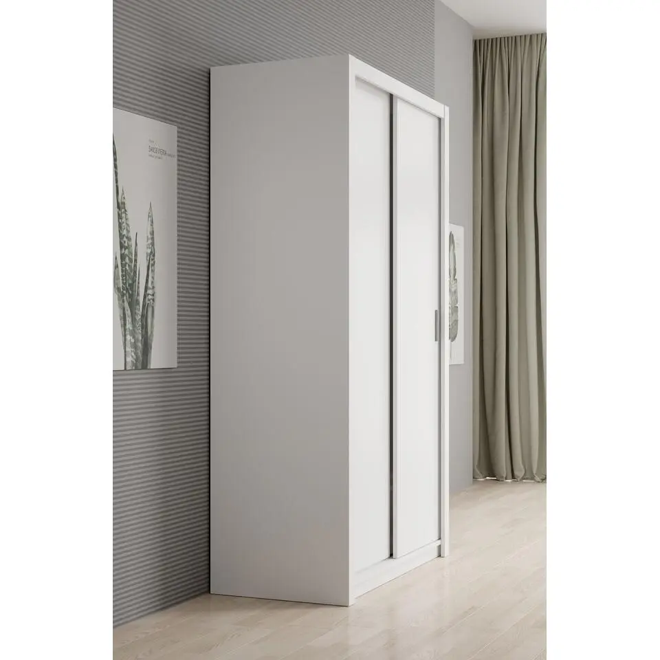 Meubella - Kledingkast Blake - Wit - 120 cm