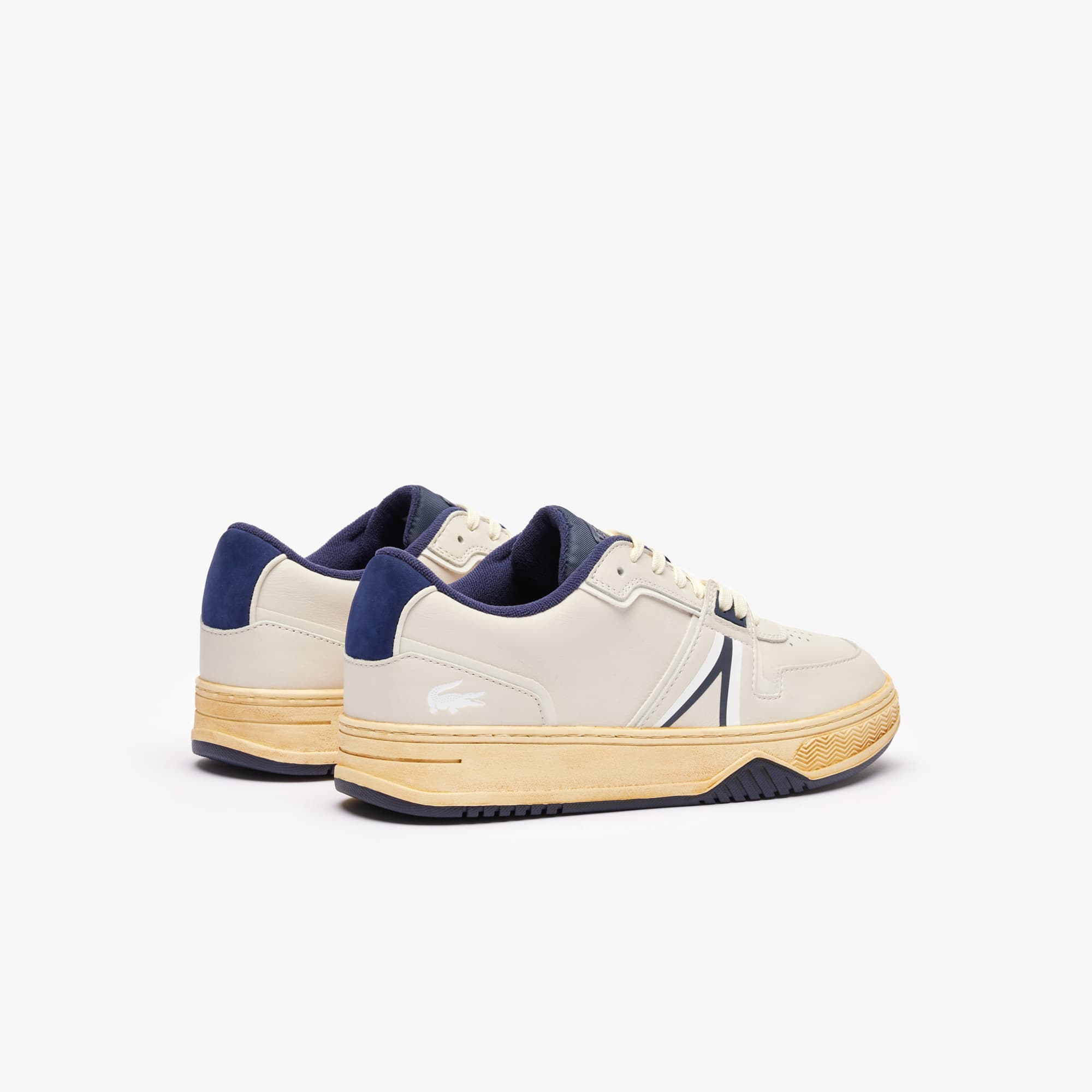 Herren L001 Vintage-Sneakers aus Leder Sneakers - Weiss - Lacoste - Herren