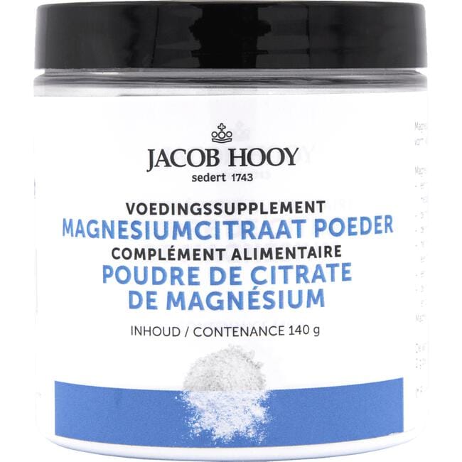 Jacob Hooy Magnesiumcitraat Poeder 140 GR